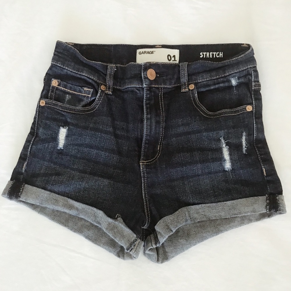 Garage Dark Wash Shorts
